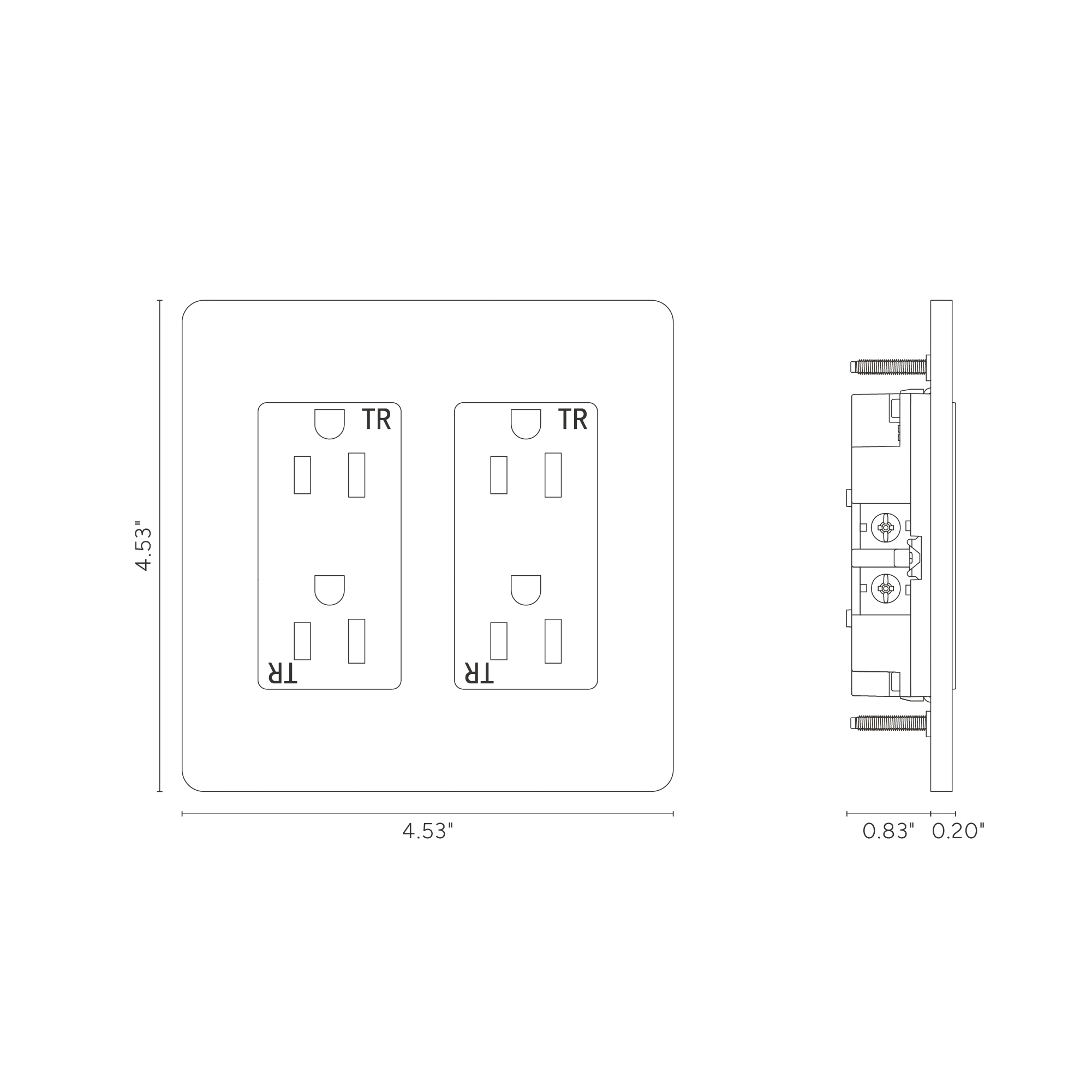 Grove 2G Outlet - Polished Nickel Black - Image 3