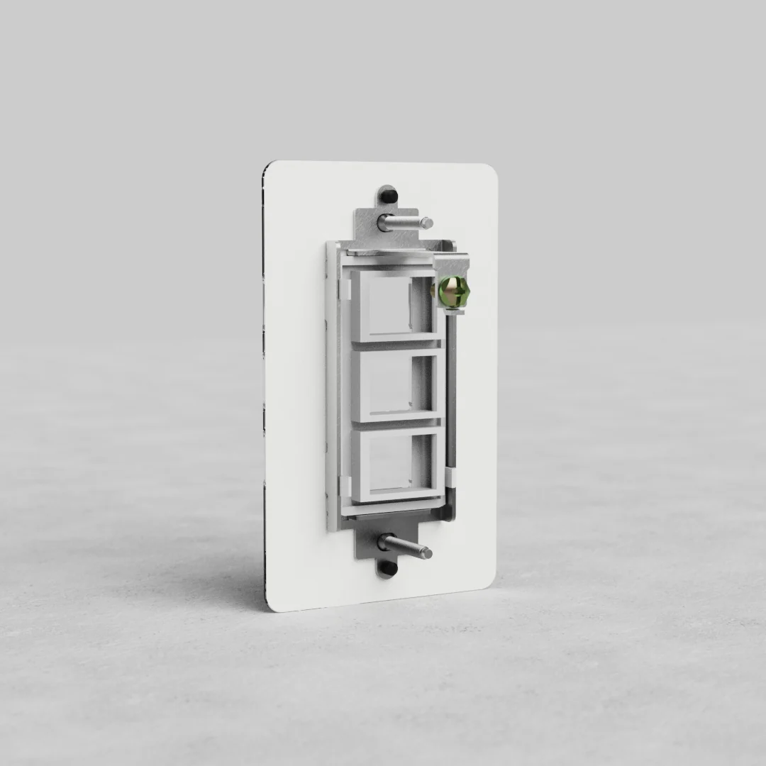 Kew 1G 3x Keystone Plate - Clear - Image 3