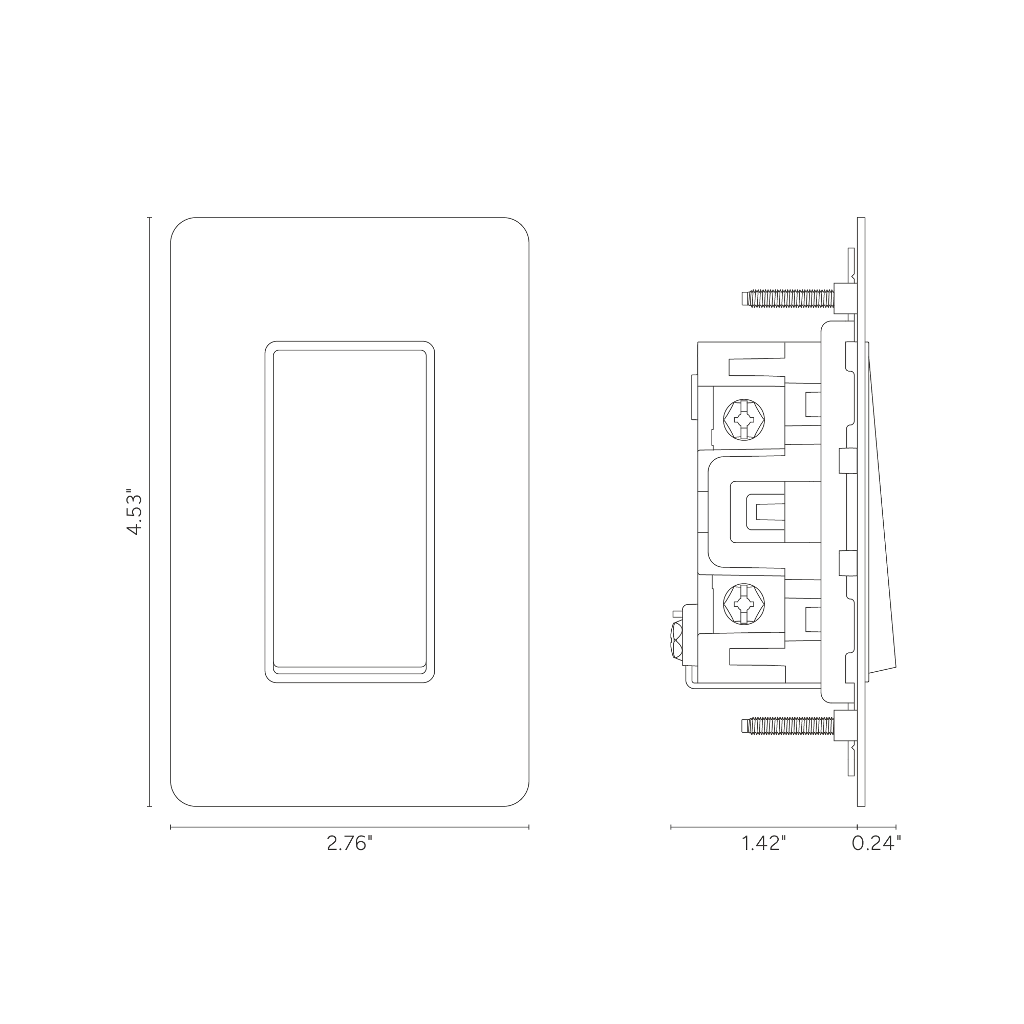 Kew 1G Rocker Switch - Bronze Black - Image 5