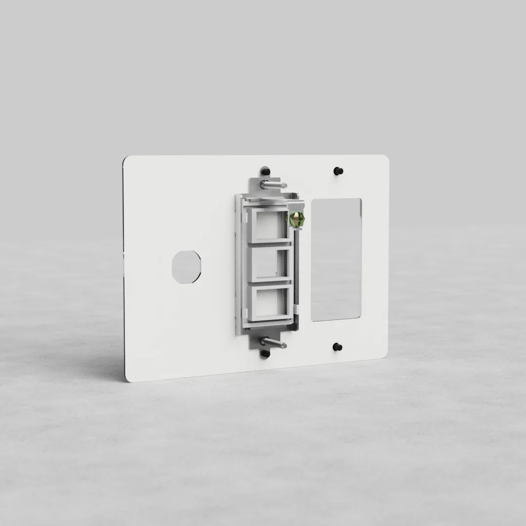Kew 3G Outlet & Keystone & Switch Plate - Clear - Image 3